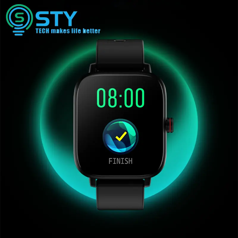 Smartwatch Heren 1.69 "Kleurenscherm Full Touch Fitness Tracker Call Smart Clock Dames Smart Watch Vrouwen