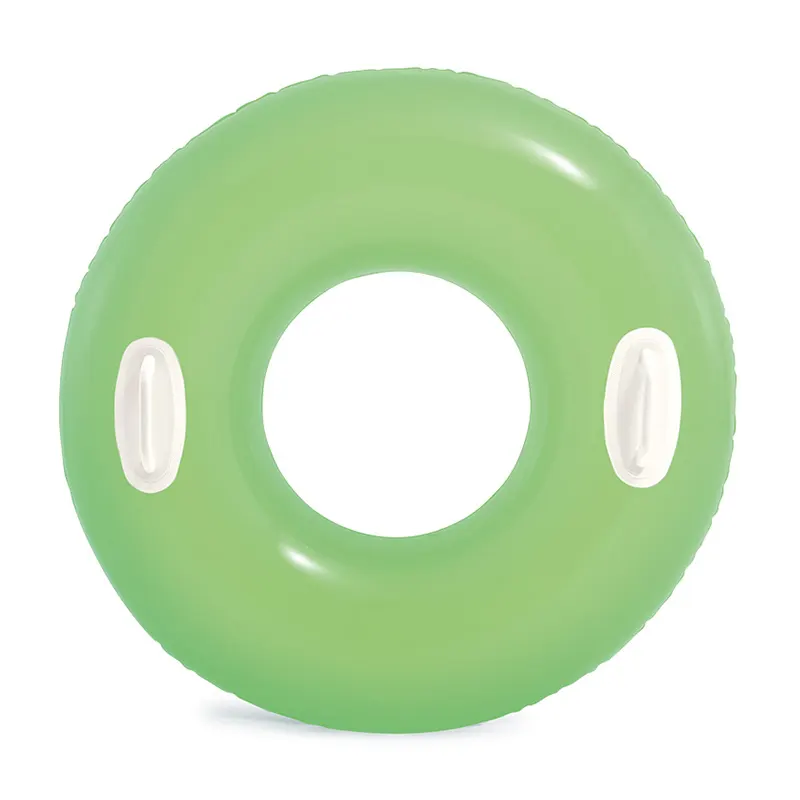 Intex-flotador inflable para piscina de bebé, tubos de alto brillo 59258, anillo de natación con mango