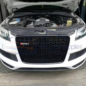 Calandre avant style <span class=keywords><strong>RSQ7</strong></span> pour Q7 SQ7, grille en nid d'abeille, pare-chocs facelift 2005-2015 - Product Image 5