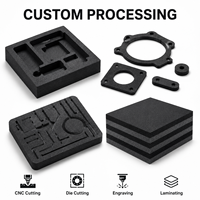 Feuilles de mousse EVA personnalisées, matériau EVA haute densité, inserts en mousse découpés CNC pour étuis à outils, emballage de protection, OEM ODM