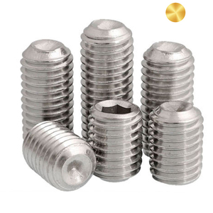 Thép không gỉ 440 không đầu Hex ổ cắm Grub vít cup điểm 1/8 "allen key - Product Image 5