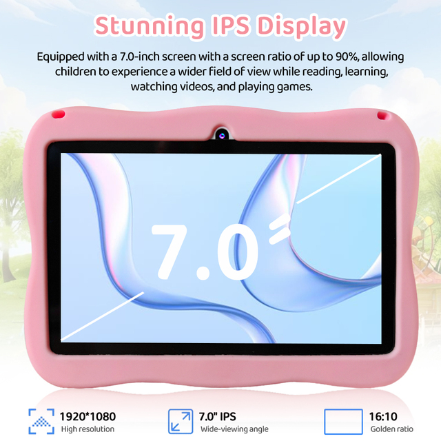 Wholesale B89 Plus Tablet PC 7 Inch 1920X1080 Resolution 16GB 1TB Android 14 Quad Core 2.0GHz 6800mAh Type-C Wi-Fi New Drop