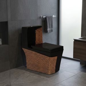 WC monobloc moderne en céramique, à poser au sol, à chasse directe, pour projets - Product Image 6