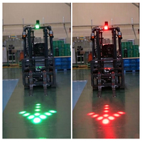Feu de signalisation directionnel SG pour chariot élévateur 27W 24V DC IP67 Bleu Haute Intensité pour LED, Feu d'avertissement pour Grandes Machines SG-AL27B