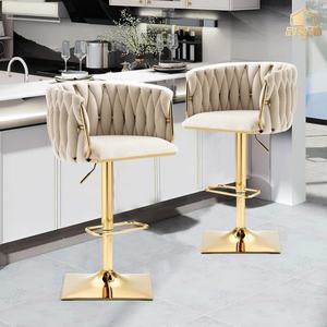 <span class=keywords><strong>Tabouret</strong></span> haut minimaliste moderne avec design pivotant réglable en hauteur, adapté à un usage domestique, tabourets <span class=keywords><strong>de</strong></span> <span class=keywords><strong>bar</strong></span> pour la cuisine, <span class=keywords><strong>vert</strong></span> <span class=keywords><strong>olive</strong></span> - Product Image 6