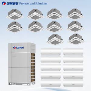 Sistema Multizona VRF Gree de Ahorro Energético, Fuente de Alimentación de 380V 415V con Opciones de Unidad Interior de Consola Montada en Pared o por <span class=keywords><strong>Conductos</strong></span> - Product Image 1