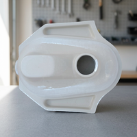 Vistaar Poêle accroupie moderne en céramique blanche Meilleures ventes Toilettes WC asiatiques pour usage sanitaire