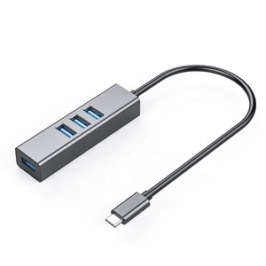 4 puertos de USB-C a USB 3,0 <span class=keywords><strong>Hub</strong></span> para MacBook Pro <span class=keywords><strong>iPad</strong></span> Samsung Galaxy y más tipo C dispositivos - Product Image 1