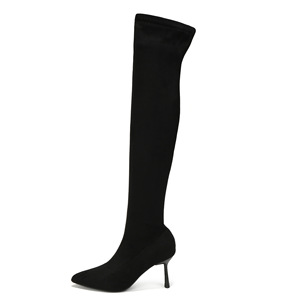 Zapatos de Mujer, Nueva Llegada, Alta Calidad, Moda, Punta Puntiaguda, Tacón de Aguja, Botas Sexys por Encima de <span class=keywords><strong>la</strong></span> Rodilla - Product Image 5