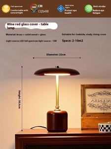Vintage Modern Glass Table <strong>Lamp</strong> Flexible Brass <strong>Stem</strong> E26 LED Decorative Nightstand Bedroom/Hotel Room Desk Light - Product Image 5