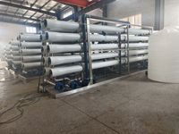 Usine de traitement d'eau par osmose inverse à double étage 50 TPH pour systèmes d'eau potable des aéroports, municipalités et infrastructures gouvernementales