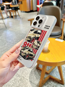 Coque de téléphone Vintage Sports Car 911, Housse IMD Style Course Rétro pour <span class=keywords><strong>iPhone</strong></span> 17/16/15/14 Pro Max, Accessoires Mobiles - Product Image 2