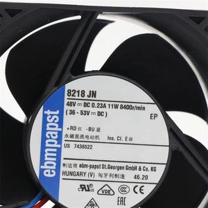 พัดลมระบายความร้อนแบบแกน ebmpapst รุ่น 8218JN 48V DC 11W 8400RPM ขนาด 8038 80x80x38 มม. 8 ซม. 132 ลบ.ม./ชม. ลูกปืนคุณภาพสูง สำหรับอุปกรณ์ระดับไฮเอนด์ - Product Image 6