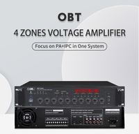 Amplificateur de puissance OBT-6254 250w 4 canaux amplificateur de puissance de diffusion publique professionnel amplificateur Pa