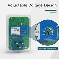 Protecteur de tension de protection contre les surtensions pour prise de tension d'appareil ménager 110V 20A 2200 Watts