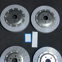 Disques de frein en céramique à carbure de silicium CCB, rotors en fibre de carbone, remplacement des disques en acier, kit de freinage carbone-céramique pour BMW Xdrive, Audi, Benz