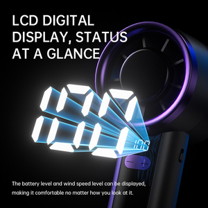 Daiges Factory New <b>Usb</b> Handheld <b>Fan</b> <b>Mini</b> Portable Charging Small Digital Display Office Student Gift <b>Fans</b> Rechargeable <b>Fan</b> <b>Mini</b> - Product Image 6