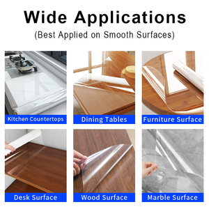 <span class=keywords><strong>Film</strong></span> protecteur de cuisine imperméable et ignifuge, <span class=keywords><strong>film</strong></span> transparent en PET pour meubles, tables, armoires, comptoirs - Product Image 6