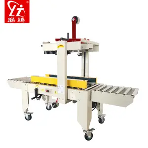 Semi Auto Top And Bottom Case Box Carton Sealing Sealer Machine For Small Box