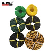 Fabrikherstellung 3-Strang Kunststoff Gedrehte PE-Angelschnüre PE-Bindfaden Überlebens-Paracord Nylon-Verpackungsseil