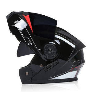 Casco de Motocicleta de Alta Calidad con Sistema de Frenos Antibloqueo, Diseño de Puntos, Doble Lente, <span class=keywords><strong>Dos</strong></span> Formas en Uno - Product Image 6