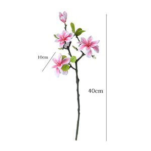Flor Artificial de Alta Calidad con Tacto Real, Flor de <span class=keywords><strong>Magnolia</strong></span> <span class=keywords><strong>Yulan</strong></span> para Decoración del Hogar, Centro de Mesa, Decoración de Bodas - Product Image 5