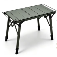 Table IGT, table de camping pliable en aluminium réglable en hauteur, légère, pour pique-nique en plein air