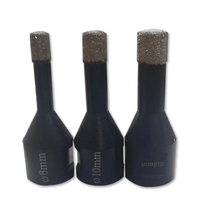 Brocas de Núcleo de Diamante Usadas en Seco para Perforación de Piedra de Granito, Herramientas de Taladros Eléctricos de Roca Dura, 1 3/8-11, 5/8 Pulgadas