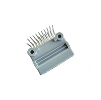 Conector Automotriz Lanshuo MX34020NF1, 20 Pines, Macho, Latón Estañado, Montaje en PCB en Ángulo Recto, Conector de Pines Curvados, 12V/24V 3A, PBT