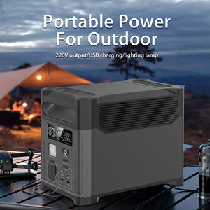 Station d'alimentation portable 1200W UPS avec batterie LiFePO4 recyclable, onduleur à onde sinusoïdale pure, source d'alimentation pour voiture, lampe de poche, compatible solaire - Product Image 6