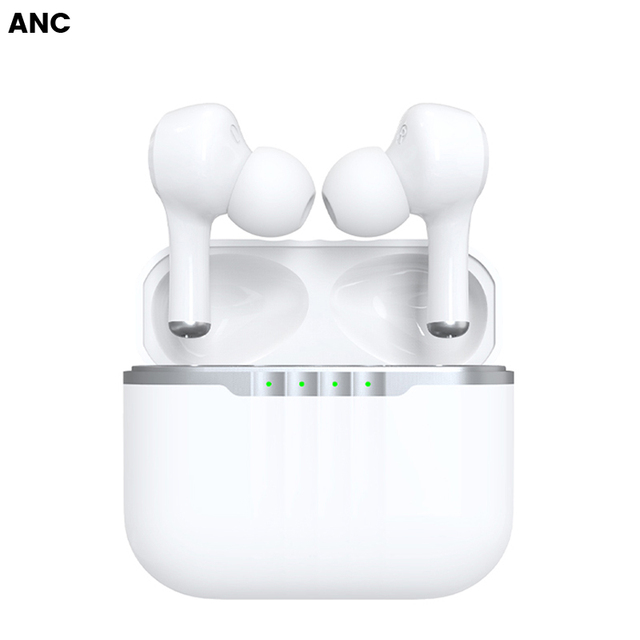 ANC Sport Gaming TWS Earphones Low Latency Stereo Wireless Active Noise Cancelling Type-C Charging LED Battery Indicator In-Ear