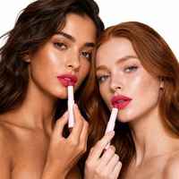 Gloss à lèvres 6 couleurs haute pigmentation, rouge à lèvres liquide longue tenue, non rempli, waterproof