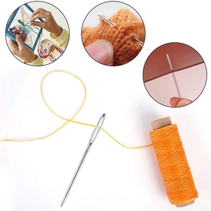 25pcs Large Eye DIY Craft Sewing <strong>Needles</strong> Stainless Steel Embroidery Thread <strong>Needle</strong> for Handmade Yarn Knitting Big Eye <strong>Needle</strong> - Product Image 5