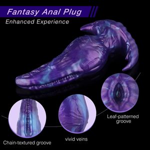 Grande Plug Anale XL, Dildo Realistico Morbido Indossabile, Dilatatore Anale in Silicone, Giocattoli Sessuali per Donne, Uomini <span class=keywords><strong>e</strong></span> Gay - Product Image 4