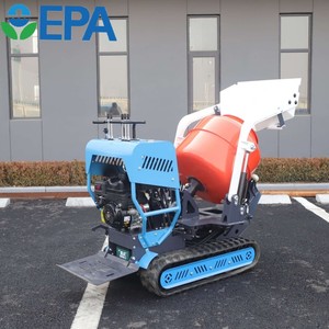 Mezclador de cemento hidráulico con paleta reemplazable y tapa de seguridad Excavadora Cubo de mezcla de hormigón - Product Image 4