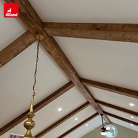 Ideas de Interiores para Villas Modernas Alland, Vigas de Techo de Madera Sintética para Uso en Exteriores de Centros Comerciales, Tamaño y Color Personalizables, Ecológicas
