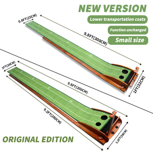 Tapis d'entraînement de <span class=keywords><strong>golf</strong></span> miniature pour l'extérieur et l'intérieur, tapis de putting en bois pour le <span class=keywords><strong>golf</strong></span> - Product Image 6