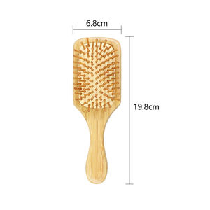 Nouveau Peigne <span class=keywords><strong>de</strong></span> Massage Capillaire Professionnel 100% Naturel en Bambou, <span class=keywords><strong>Brosse</strong></span> à Cheveux en Bois - Product Image 4