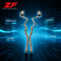 Accessoires automobiles ZF : Échappement Catback pour Mercedes Benz S500 Coupé C217 avec silencieux à valve – Pièces de tuyauterie automobile de haute qualité