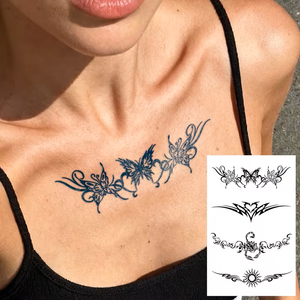 Tatuaje Sexy <span class=keywords><strong>para</strong></span> Mujer, Tatuaje Adhesivo <span class=keywords><strong>para</strong></span> el Pecho, <span class=keywords><strong>Tatuajes</strong></span> <span class=keywords><strong>Pequeños</strong></span> Impermeables <span class=keywords><strong>para</strong></span> Chicas, Imágenes - Product Image 1