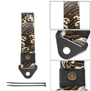 Sangle de remorquage décorative pour modification de voiture, avec motif japonais, en polyéthylène, 290x150x20mm - Product Image 4