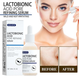 Sérum à l'acide lactique EELHOE 30 ml, soin du visage anti-rides, raffermissant, doux, lissant, rafraîchissant, hydratant, usage quotidien - Product Image 1