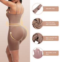 Faja Moldeadora Ligera Hexin con Tirantes Ajustables Talla Grande Lencería Invisible para Vestidos