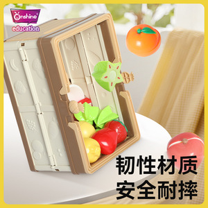 Ensemble de jouets de cuisine simulés Onshine, fruits et légumes à découper, nourriture de jeu pour enfants de 2 à 4 ans, jouet éducatif en plastique unisexe - Product Image 5