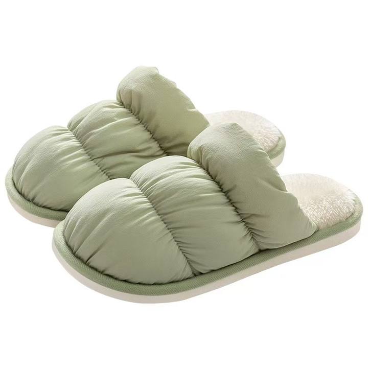 Wear-Resistant Velvet Couple Slippers