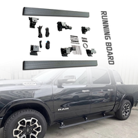 Marchepieds latéraux électriques rétractables automatiques de luxe en alliage d'aluminium pour Ram TRX, marchepieds électriques à double moteur avec LED, accessoire pour pick-up
