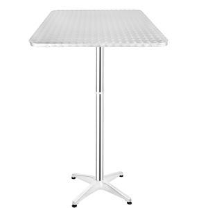 23.6 ''x 23.6" / 60x60cm có thể điều chỉnh chiều cao vuông nhôm trong nhà-ngoài trời gấp thanh bảng với cơ sở có hoặc không có gấp - Product Image 2