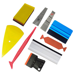 Juego de herramientas para la aplicación de película en ventanas de coches, raspador rígido de cuero vacuno especial para exportación. - Product Image 2