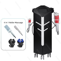 Appareil de massage corporel 4-en-1 à rouleaux internes 1400 tr/min pour la perte de poids, le drainage lymphatique, le massage musculaire, le remodelage du visage et du corps, et l'élimination de la cellulite