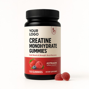 GMP chứng nhận Creatine Monohydrate Gummies cho tăng trưởng cơ bắp và phục hồi 5g mỗi phục vụ thể thao bổ sung - Product Image 1